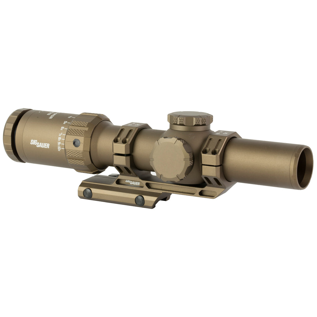 Sig Sauer, Tango MSR, Rifle Scope, 1-10X28, BDC10 Illuminated Reticle, Second Focal Plane, 34mm Main Body Tube