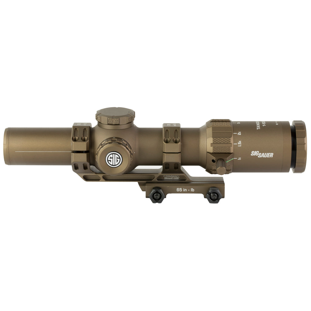 Sig Sauer, Tango MSR, Rifle Scope, 1-10X28, BDC10 Illuminated Reticle, Second Focal Plane, 34mm Main Body Tube