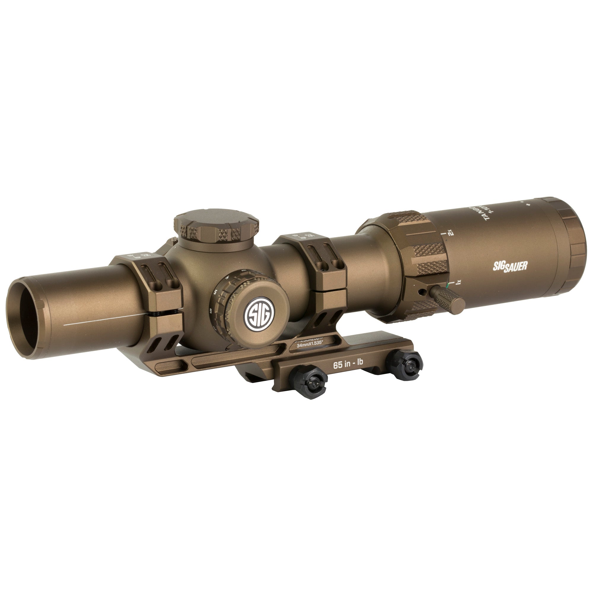 Sig Sauer, Tango MSR, Rifle Scope, 1-10X26, BDC10 Illuminated Reticle, First Focal Plane, 34mm Main Body Tube, Matte