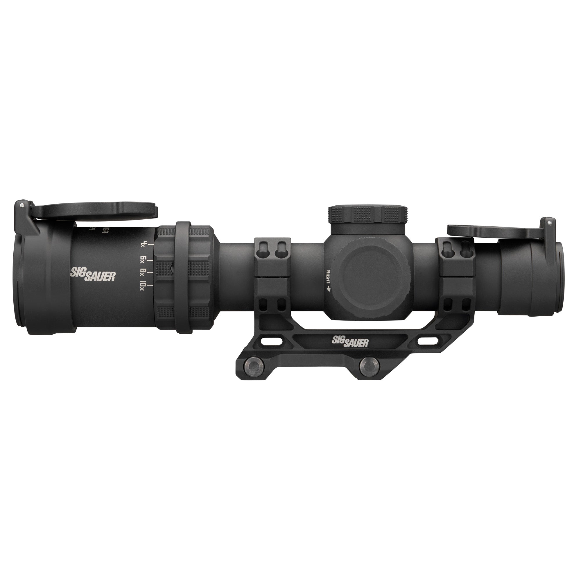 Sig Sauer, TANGO MSR Compact, Rifle Scope, 1-10X Magnification, Second Focal Plane, Illuminated BDC 10 Reticle, 24mm Objective, 30mm Main Tube, Black, Includes ALPHA MSR 1.535" Mount