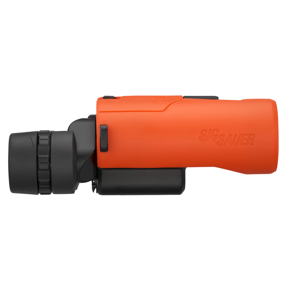 Sig Sauer, ZULU 6 Marine, Binocular, 42mm Objective, 16X Magnification, Electronic Image Stabilization, Matte Finish, Orange, Includes (4)-Rechargeable AA Batteries and (1)-USB-C Charging Cable