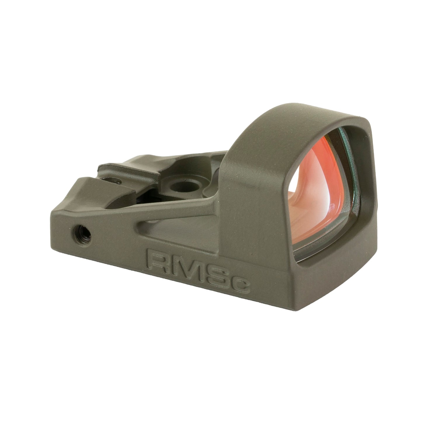Shield Sights, RMSc, Glass Edition, Red Dot Sight, Non Magnified, Fits RMSc Footprint, 4MOA, Olive Drab Green