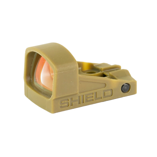 Shield Sights, SMSC, Glass Edition, Red Dot Sight, Non Magnified, 8 MOA, Flat Dark Earth