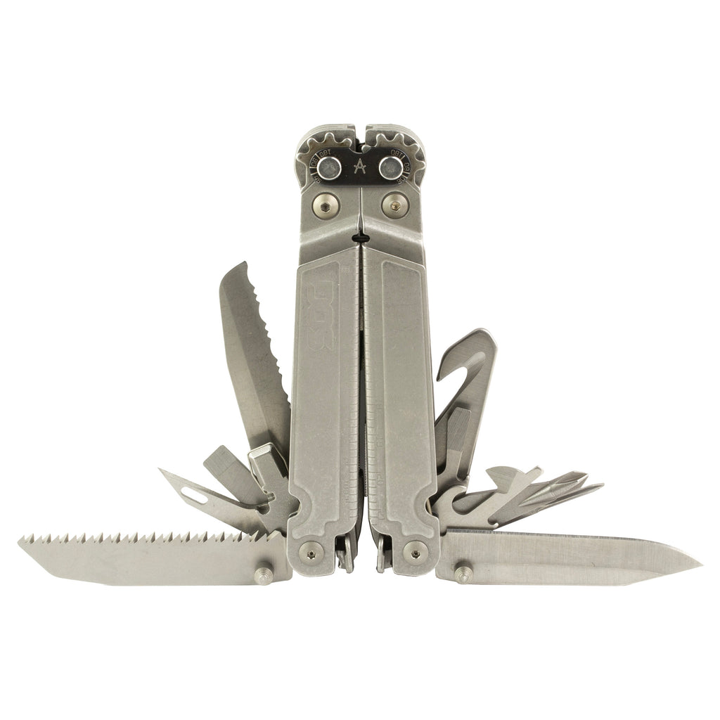 SOG Knives & Tools, PowerAccess, 21 Tool Multi-Tool, 5Cr15MoV Steel, Stonewash Finish, Silver