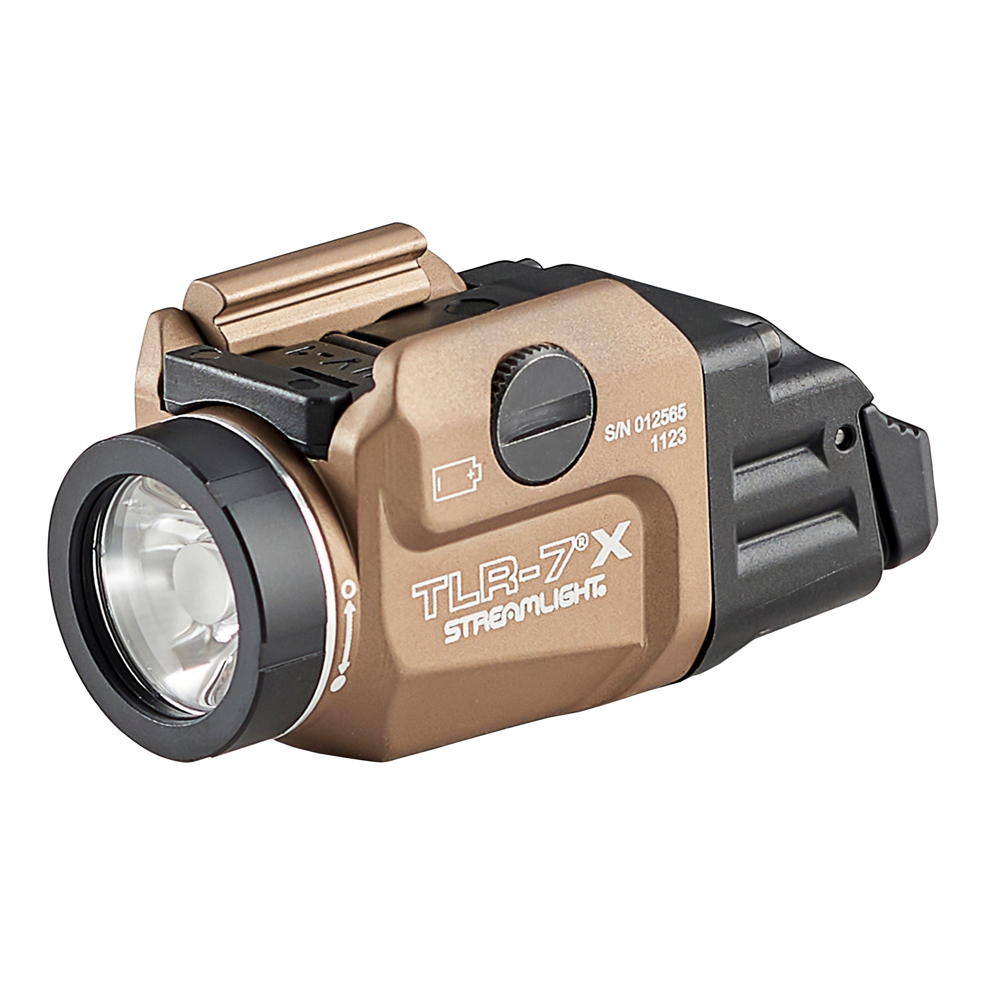 Streamlight, TLR-7X, 500 Lumens, 1.5 Hour Runtime, Dual Fuel, Matte Finish, Flat Dark Earth, Includes High/ Low Switch, (1) CR123A Battery