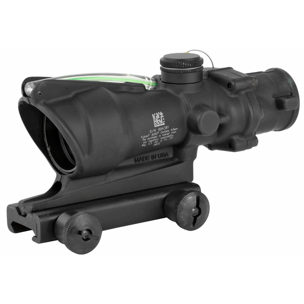 Trijicon, ACOG, Rifle Scope, 4X, 32, Green Horseshoe 6.8, Matte, w/TA51 Mount