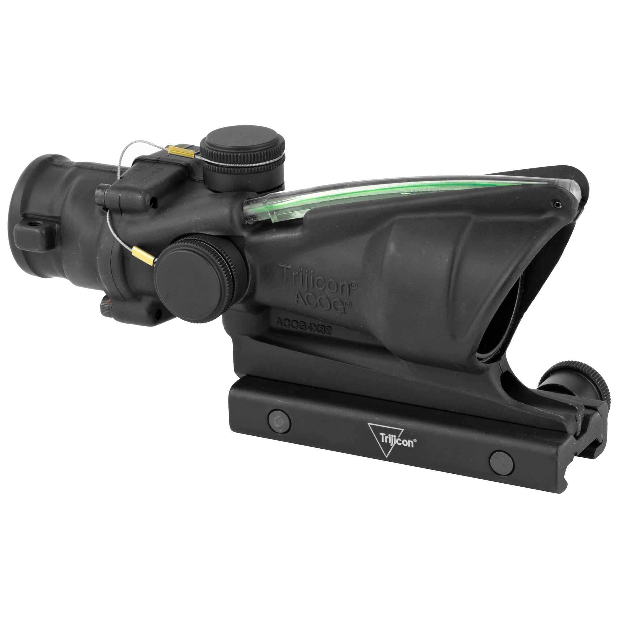 Trijicon, ACOG, Rifle Scope, 4X, 32, Green Horseshoe 6.8, Matte, w/TA51 Mount