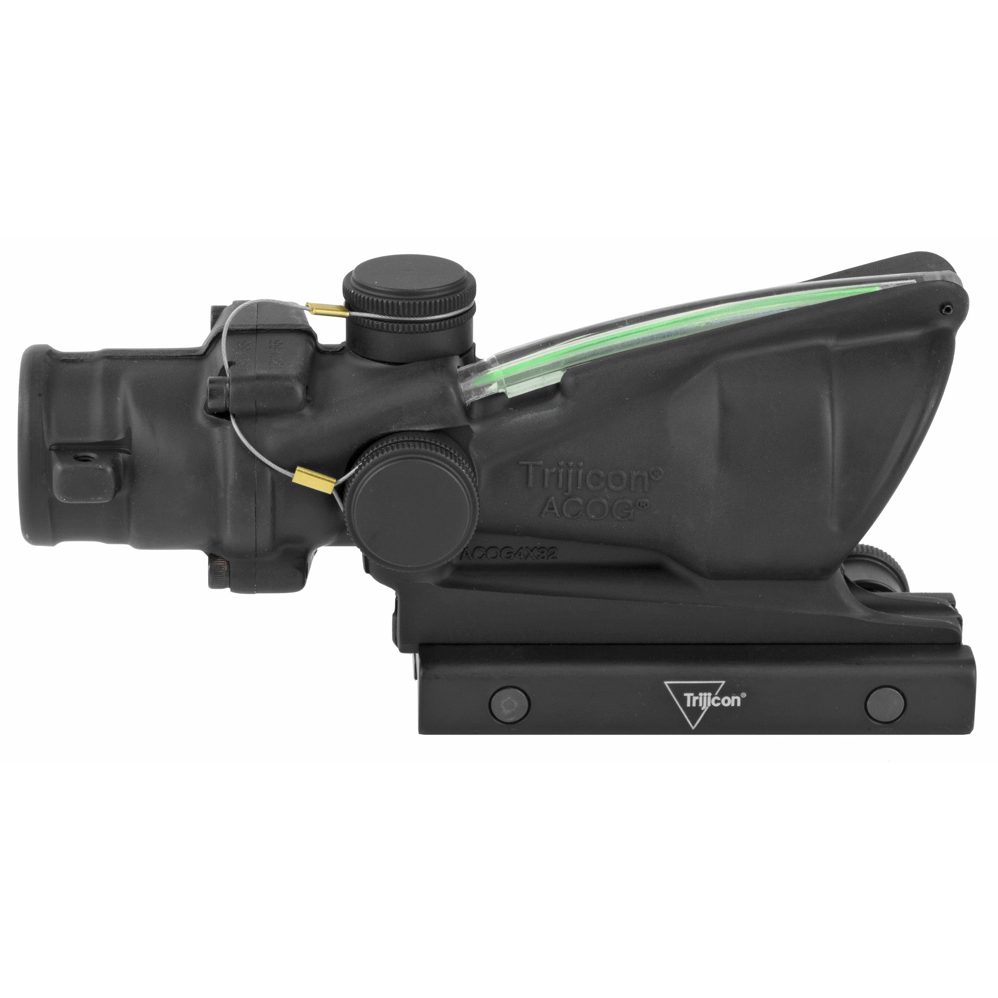 Trijicon, ACOG, Rifle Scope, 4X, 32, Green Horseshoe 6.8, Matte, w/TA51 Mount