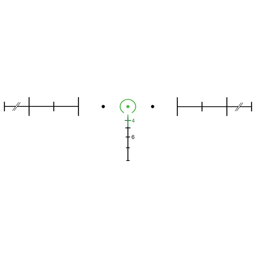 Trijicon, ACOG, Rifle Scope, 4X, 32, Green Horseshoe 6.8, Matte, w/TA51 Mount