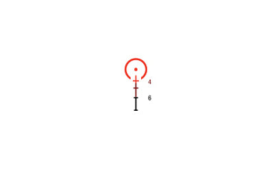 Trijicon, ACOG, 3X24mm, Dual Illuminated Red Horseshoe/Dot 223/55 Grain, Includes Q-LOC Mount, Matte Finish, Black