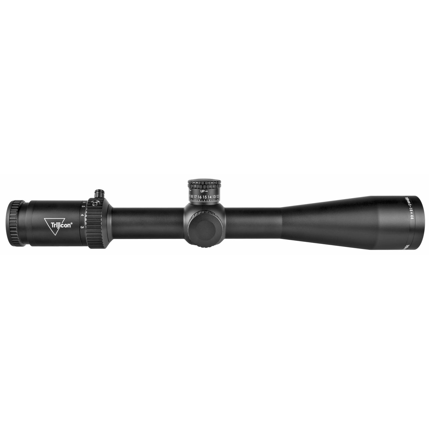Trijicon, Tenmile HX 3-18x44mm First Focal Plane Riflescope with MOA Precision Tree (Red/Green Illumination), 30mm Tube, Satin Black, Exposed Elevation Adjuster with Return to Zero Feature