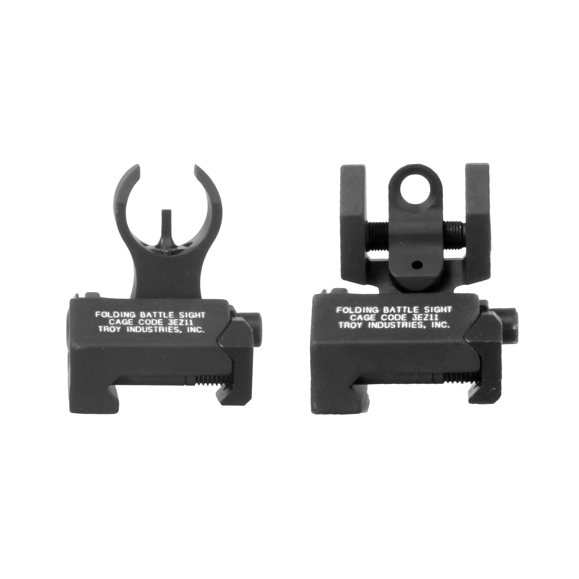 TROY Industries, BattleSight Micro, Front and Rear Sight, Picatinny, Black Finish