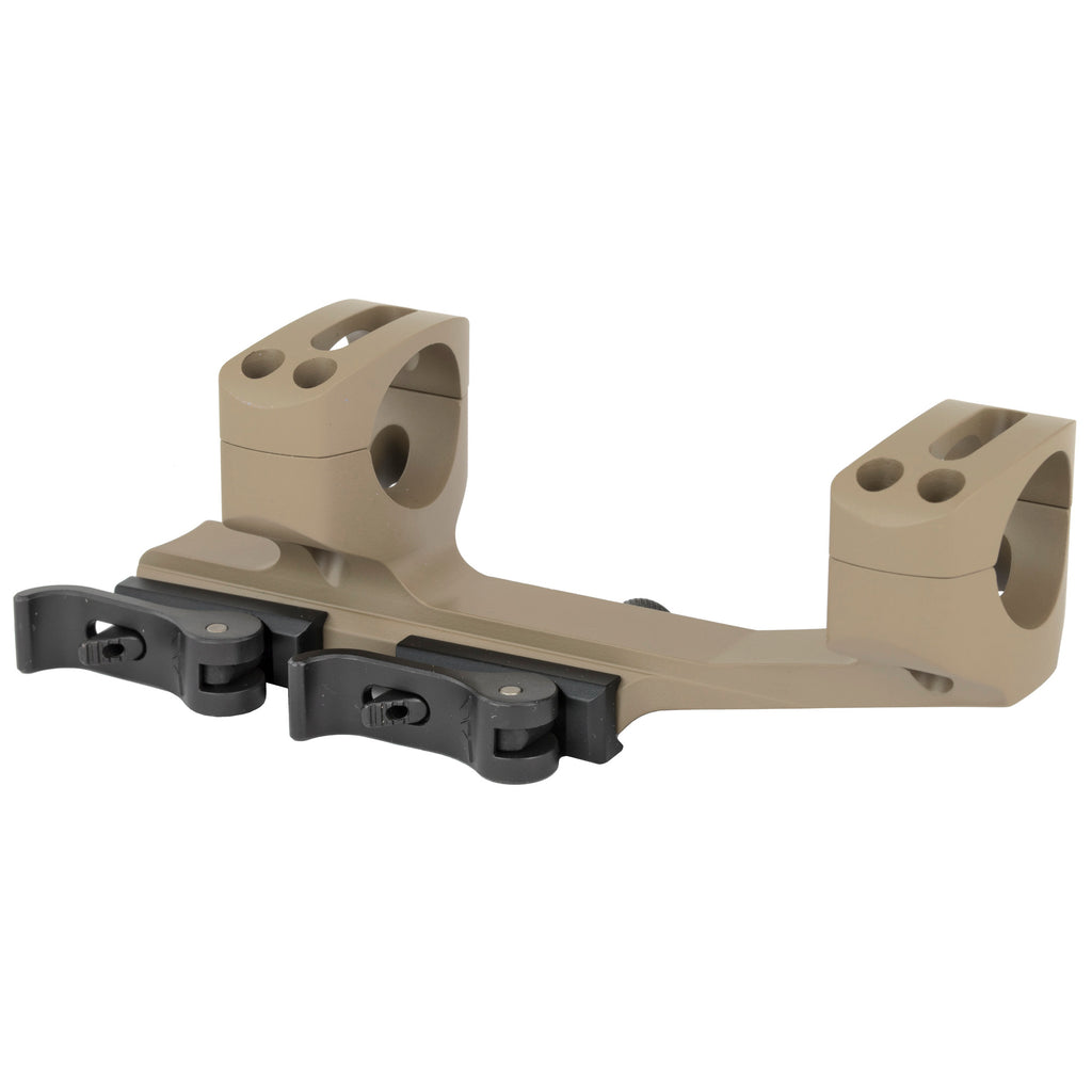 Warne, Quick Detach Cantilever Mount, 30mm, Fits AR Rifles, Extended Skeletonized, Dark Earth Finish