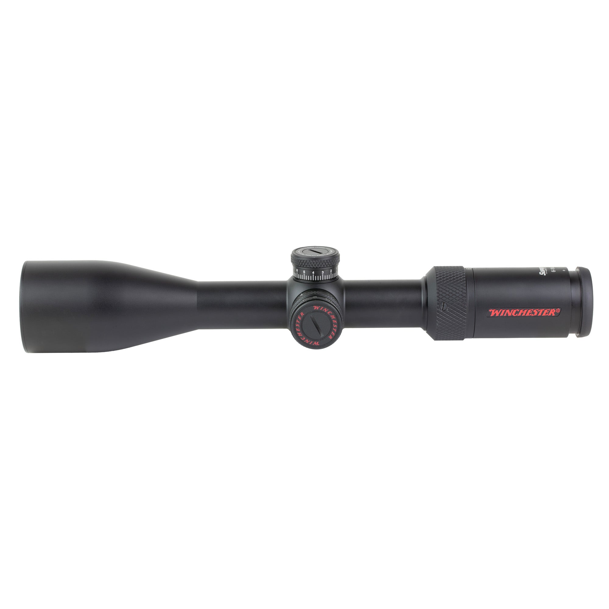 Winchester Supreme Optics, Supreme Rifle Scope, 6-18X Magnification, 50mm Objective, 30mm Main Tube, Second Focal Plane, Illuminated Reticle, Black