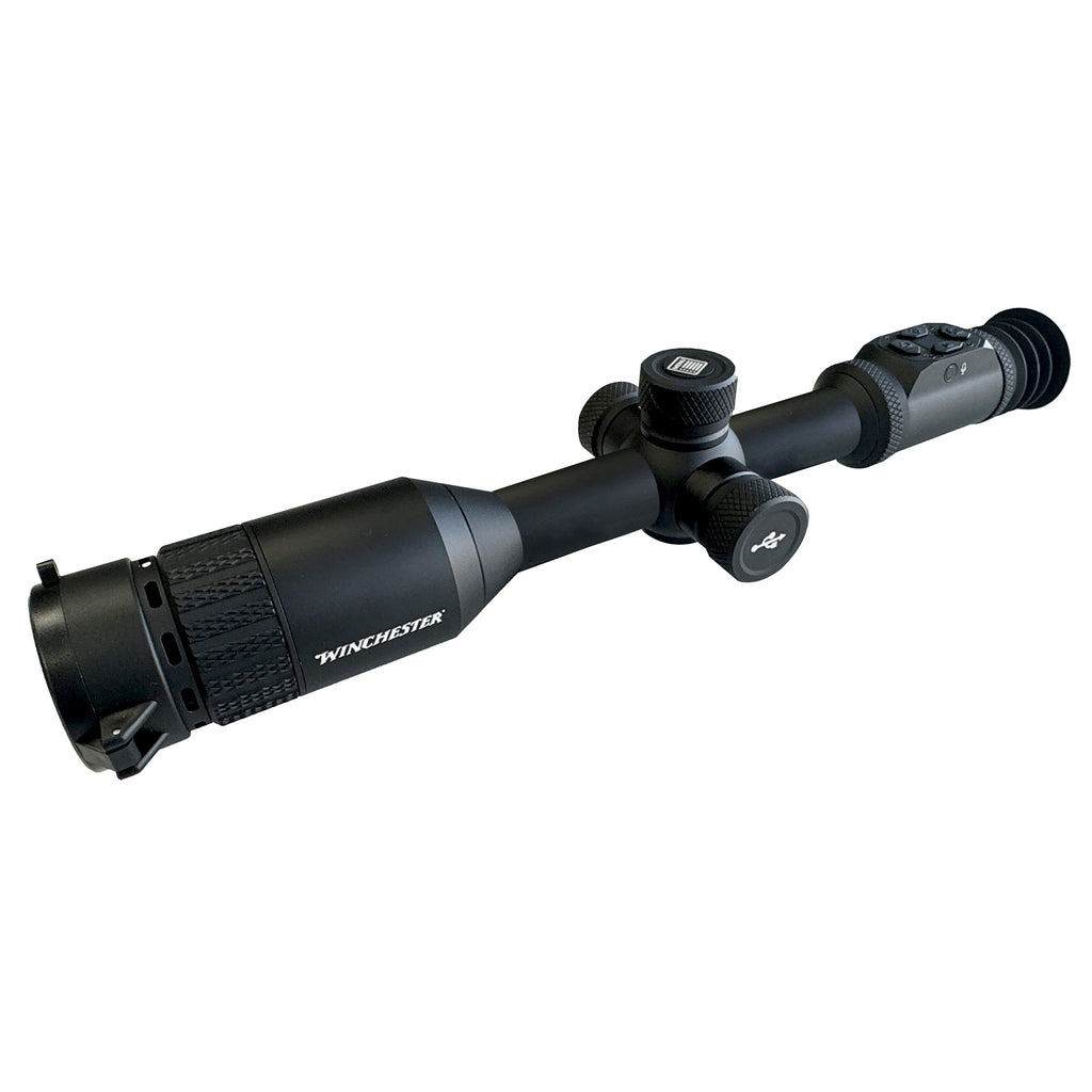 Winchester Supreme Optics, Supreme THSD 384, Thermal Optic, 1-8X Digital Zoom, 35mm Objective, 384x288 Sensor, Black, Includes Scope Rings