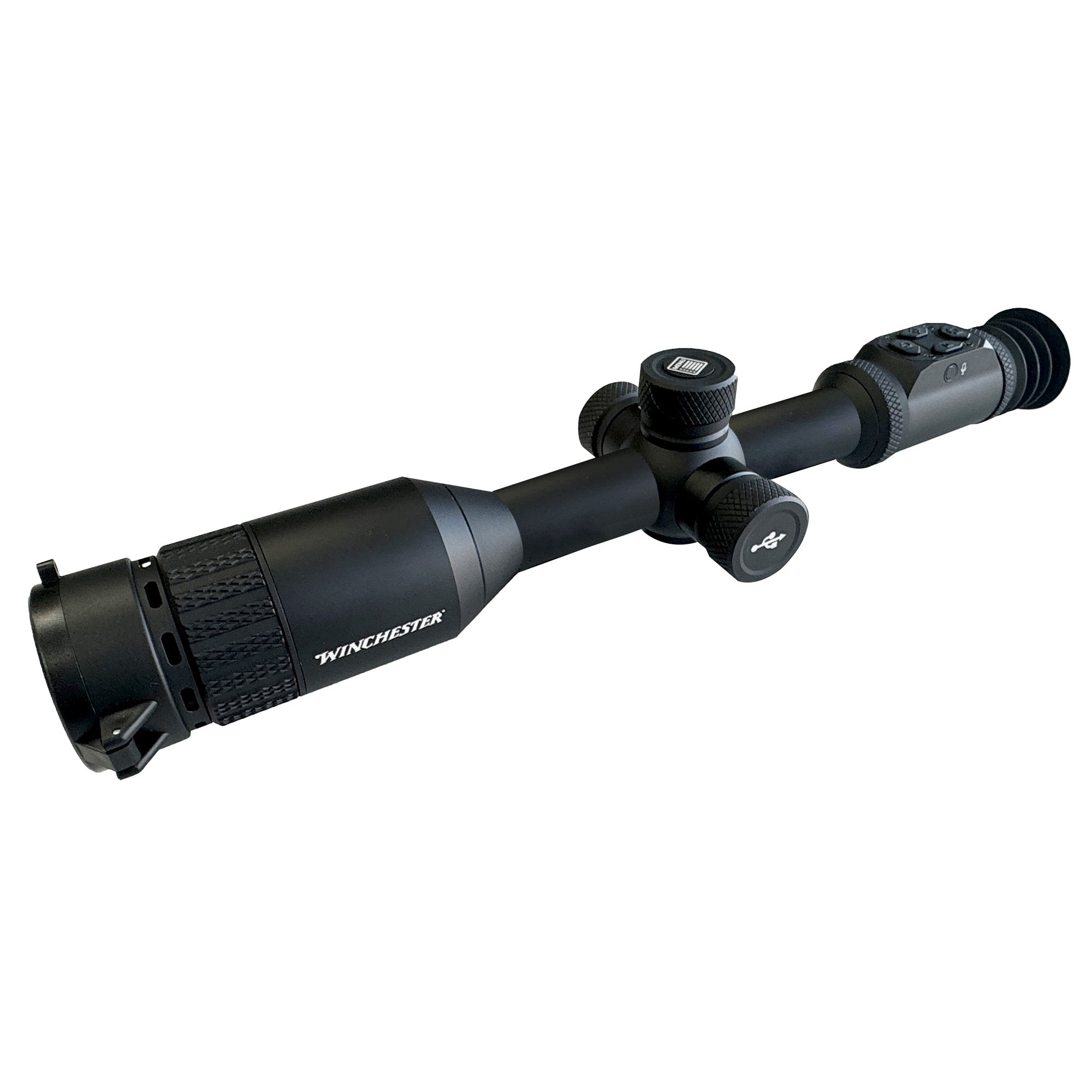 Winchester Supreme Optics, Supreme THSD 384, Thermal Optic, 1-8X Digital Zoom, 35mm Objective, 384x288 Sensor, Black, Includes Scope Rings