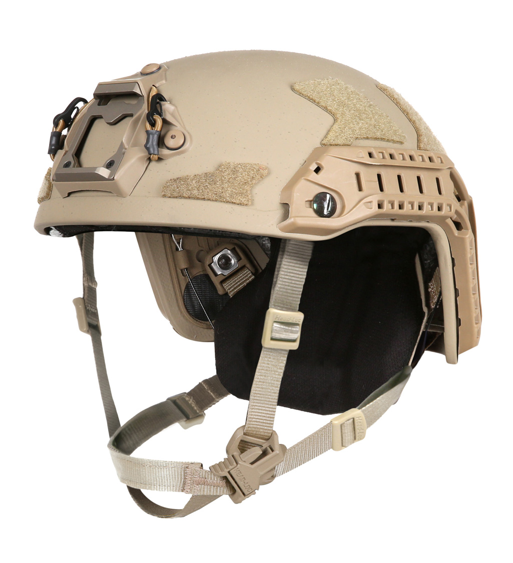 The New FAST SF is Ops-Core's lightest weight ballistic helmet system yet. This weight reduction is enabled by the introduction of three new subsystems: the next-generation FAST SF ballistic shell, the LockDown Liner, and the Head-Loc Flex chinstrap.